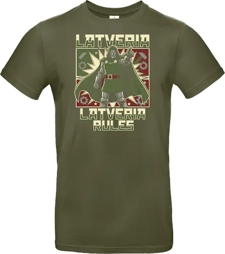 Latveria Rules Doctor Doom Retro Propaganda Style Graphic