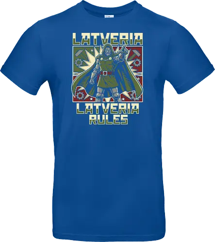 Latveria Rules Doctor Doom Retro Propaganda Style Graphic