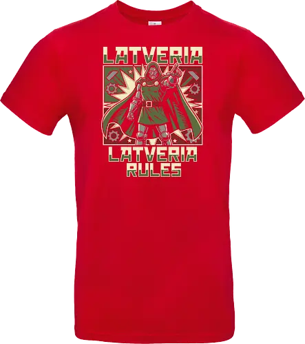 Latveria Rules Doctor Doom Retro Propaganda Style Graphic