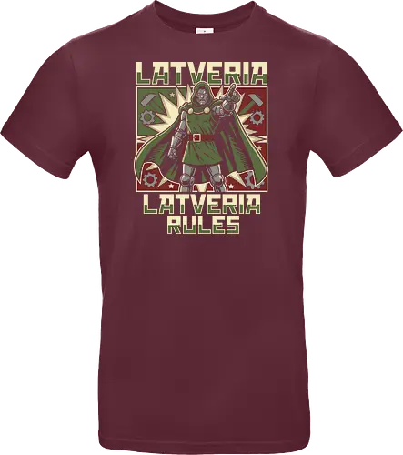 Latveria Rules Doctor Doom Retro Propaganda Style Graphic