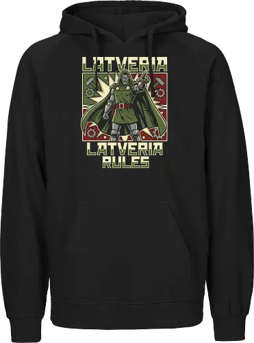 Latveria Rules Doctor Doom Retro Propaganda Style Graphic