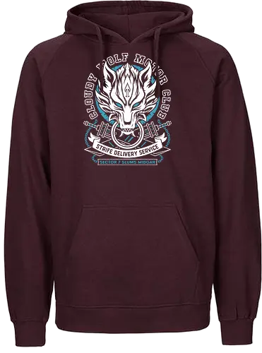 Cloudy Wolf Midgar Motor - Cloud, Villain, red xiii, nanaki, tifa lockhart, aerith gainsborough, aeris, Kweh, Cactus, game, video games, shinra, avalanche, final 7, final vii, fantasy - Fairtrade Hoodie