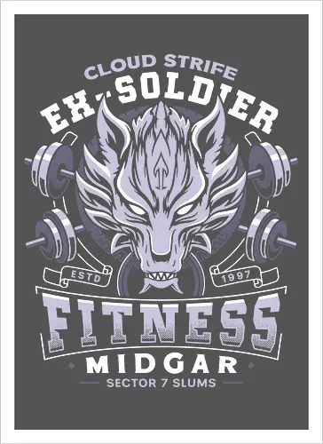 Strife Midgar Fitness Emblem