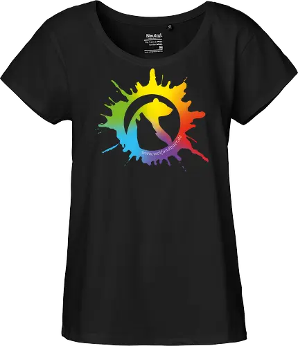 Logo (Colorful) - Fairtrade Girl Shirt