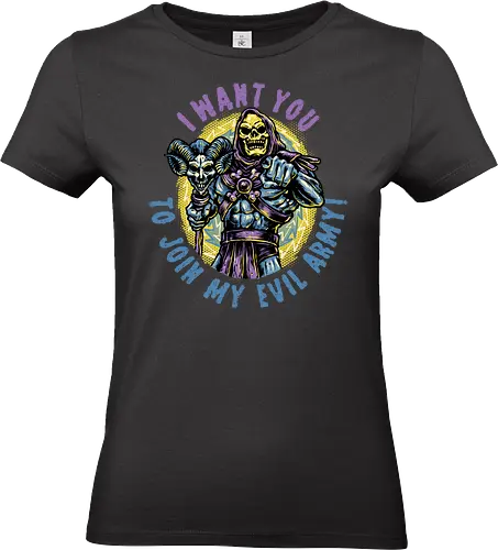 Join The Evil Army - Comic, comic book, character, movie, animated, villain, animation, universe - Standard T-Shirt (Women)