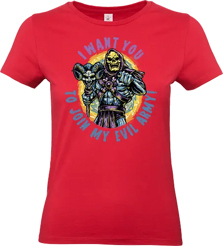Join The Evil Army - Comic, comic book, character, movie, animated, villain, animation, universe - Standard T-Shirt (Women)