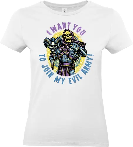 Join The Evil Army - Comic, comic book, character, movie, animated, villain, animation, universe - Standard T-Shirt (Women)