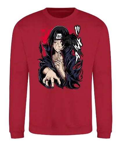 Itachi Uchiha - itachi uchiha, itachi akatsuki, akatsuki anime, uchiha clan, sharingan eyes, anime ninja, dark anime, anime villain, naruto fan art, anime streetwear - Sweatshirt
