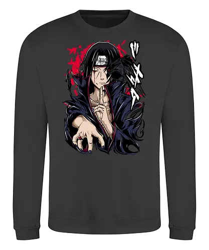 Itachi Uchiha - itachi uchiha, itachi akatsuki, akatsuki anime, uchiha clan, sharingan eyes, anime ninja, dark anime, anime villain, naruto fan art, anime streetwear - Sweatshirt
