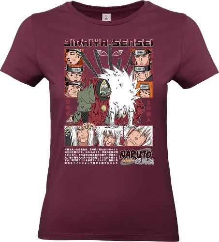 Jiraiya Sensei - jiraiya sensei, legendary sannin, toad sage, ninja mentor, anime master, shinobi warrior, anime legend, sage mode, ninja anime art, anime streetwear - Standard T-Shirt (Women)