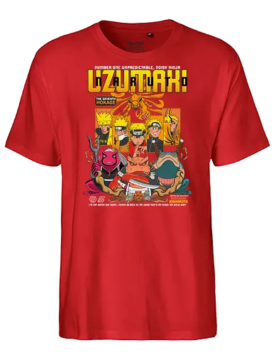 Shinobi Hokage - naruto shippuden, uzumaki naruto, ninja protagonist, hidden leaf ninja, anime hero, chakra power, shinobi art, anime action, ninja warrior art, anime apparel - Fairtrade T-Shirt