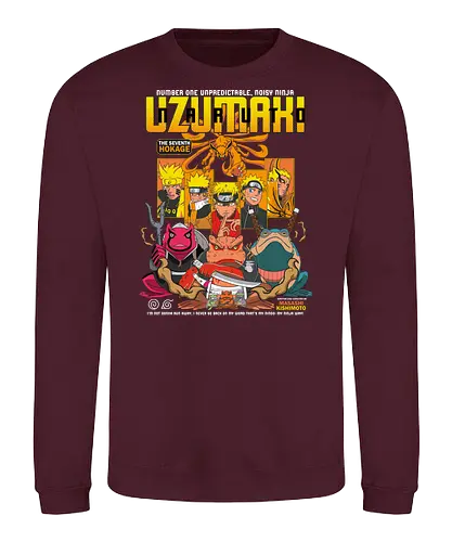 Shinobi Hokage - naruto shippuden, uzumaki naruto, ninja protagonist, hidden leaf ninja, anime hero, chakra power, shinobi art, anime action, ninja warrior art, anime apparel - Sweatshirt