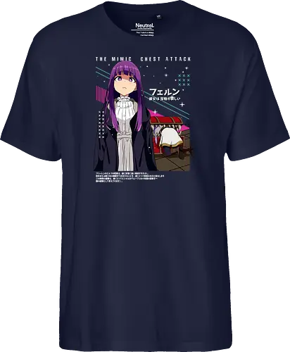 Fern & Frieren - fern frieren, apprentice mage, calm anime girl, magic student, fantasy anime girl, soft spoken anime, elf companion, anime fantasy world, gentle anime art, anime aesthetic style - Fairtrade T-Shirt