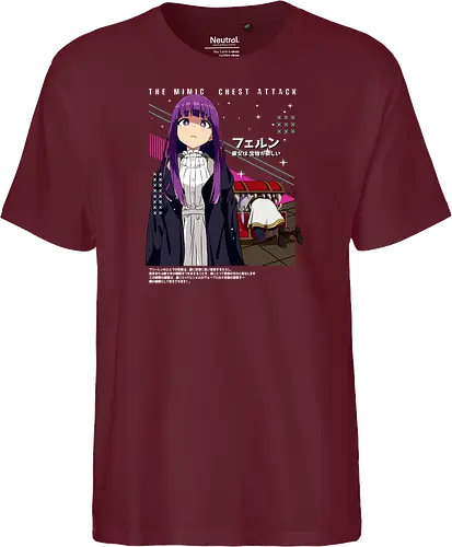 Fern & Frieren - fern frieren, apprentice mage, calm anime girl, magic student, fantasy anime girl, soft spoken anime, elf companion, anime fantasy world, gentle anime art, anime aesthetic style - Fairtrade T-Shirt