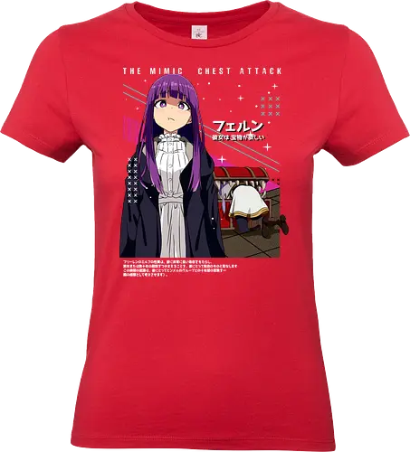 Fern & Frieren - fern frieren, apprentice mage, calm anime girl, magic student, fantasy anime girl, soft spoken anime, elf companion, anime fantasy world, gentle anime art, anime aesthetic style - Standard T-Shirt (Women)