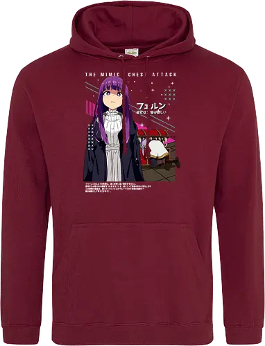 Fern & Frieren - fern frieren, apprentice mage, calm anime girl, magic student, fantasy anime girl, soft spoken anime, elf companion, anime fantasy world, gentle anime art, anime aesthetic style - Standard Hoodie