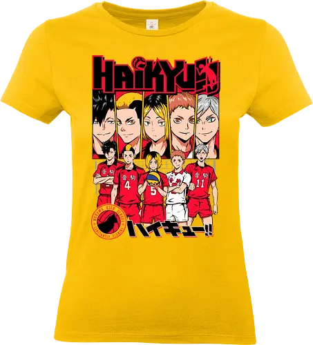 Nekoma - nekoma high, cat volleyball team, rival team anime, tactical volleyball, anime sports rivalry, high school sports anime, volleyball strategy, manga volleyball art, anime team design, sports anime style - Standard T-Shirt (Women)