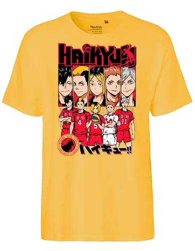 Nekoma - nekoma high, cat volleyball team, rival team anime, tactical volleyball, anime sports rivalry, high school sports anime, volleyball strategy, manga volleyball art, anime team design, sports anime style - Fairtrade T-Shirt