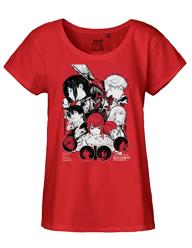 Chainsaw reze arc - reze arc, bomb girl, tragic anime love, chainsaw romance, anime heartbreak, shonen tragedy, dark anime story, emotional anime arc, manga dramatic art, anime aesthetic - Fairtrade Girl Shirt