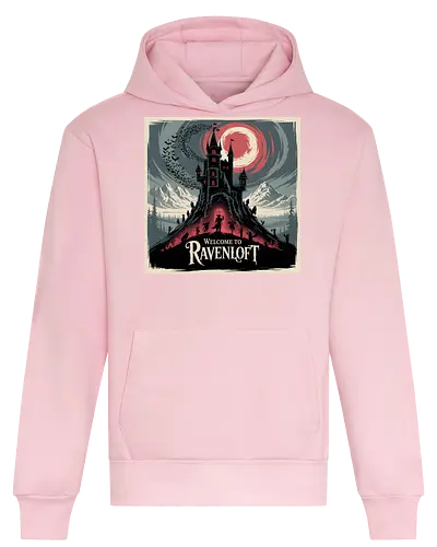 Welcome to Ravenloft - dungeons, dragons, Pen and Paper, ravenloft, barovia, strahd, forgotten realms, baldurs gate, dungeon master, lotr, dark vampire, d20 dice, warlock class, character rpg, pathfinder rpg, vampire the masquerade, got - Heavyweight Hoodie