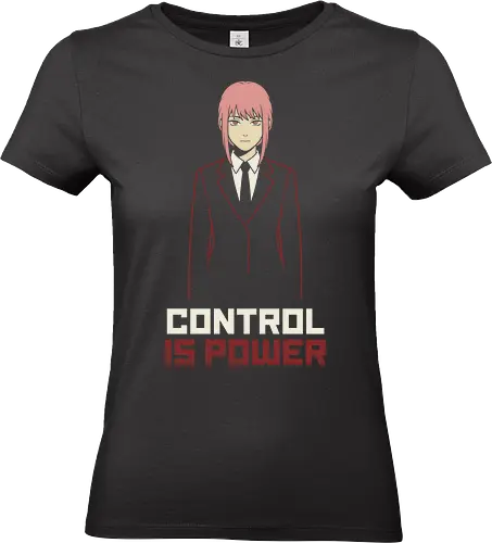 Control is Power - control is power shirt, anime girl in suit t-shirt, minimalist anime graphic tee, makima inspired clothing, dark fantasy anime streetwear, pink hair anime girl shirt, psychological thriller fan art, minimalist vector anime top, boss girl anime design, authoritative anime clothing, sleek manga aesthetic shirt, modern otaku streetwear, anime antagonist merch, power and control t-shirt, sophisticated anime apparel, high contrast anime graphic, minimalist character portrait, edgy anime fashion, public safety devil hunter vibes - Standard T-Shirt (Women)