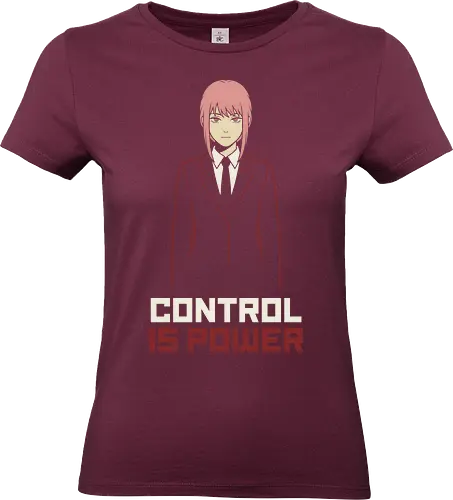 Control is Power - control is power shirt, anime girl in suit t-shirt, minimalist anime graphic tee, makima inspired clothing, dark fantasy anime streetwear, pink hair anime girl shirt, psychological thriller fan art, minimalist vector anime top, boss girl anime design, authoritative anime clothing, sleek manga aesthetic shirt, modern otaku streetwear, anime antagonist merch, power and control t-shirt, sophisticated anime apparel, high contrast anime graphic, minimalist character portrait, edgy anime fashion, public safety devil hunter vibes - Standard T-Shirt (Women)