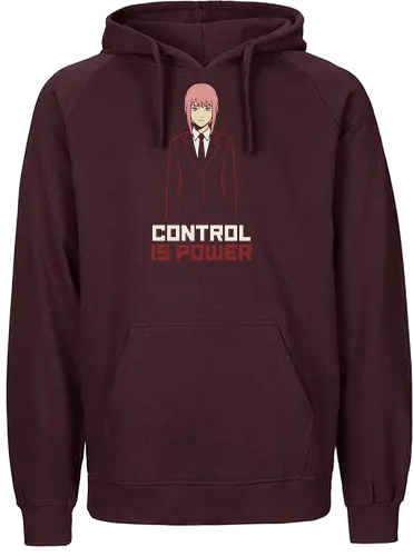 Control is Power - control is power shirt, anime girl in suit t-shirt, minimalist anime graphic tee, makima inspired clothing, dark fantasy anime streetwear, pink hair anime girl shirt, psychological thriller fan art, minimalist vector anime top, boss girl anime design, authoritative anime clothing, sleek manga aesthetic shirt, modern otaku streetwear, anime antagonist merch, power and control t-shirt, sophisticated anime apparel, high contrast anime graphic, minimalist character portrait, edgy anime fashion, public safety devil hunter vibes - Fairtrade Hoodie