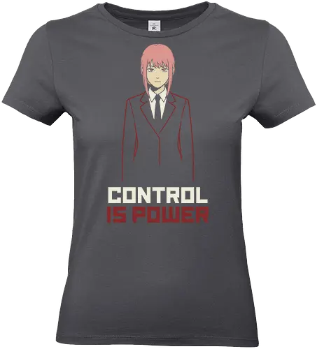 Control is Power - control is power shirt, anime girl in suit t-shirt, minimalist anime graphic tee, makima inspired clothing, dark fantasy anime streetwear, pink hair anime girl shirt, psychological thriller fan art, minimalist vector anime top, boss girl anime design, authoritative anime clothing, sleek manga aesthetic shirt, modern otaku streetwear, anime antagonist merch, power and control t-shirt, sophisticated anime apparel, high contrast anime graphic, minimalist character portrait, edgy anime fashion, public safety devil hunter vibes - Standard T-Shirt (Women)