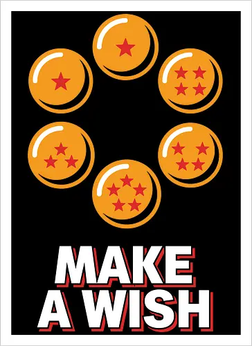 Make a Wish Eternal Dragon Orbs Retro Anime