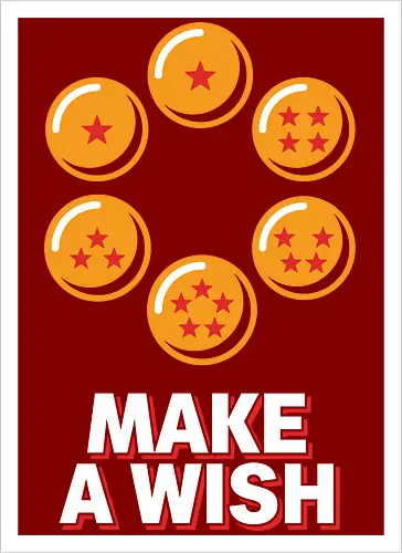 Make a Wish Eternal Dragon Orbs Retro Anime