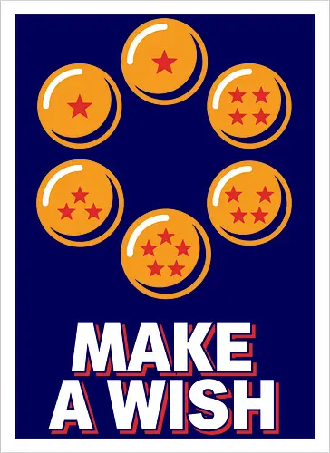 Make a Wish Eternal Dragon Orbs Retro Anime