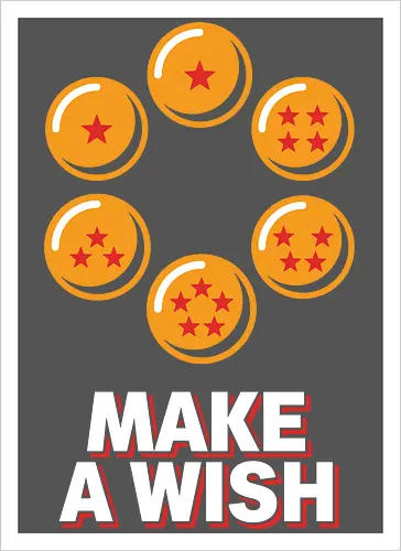 Make a Wish Eternal Dragon Orbs Retro Anime