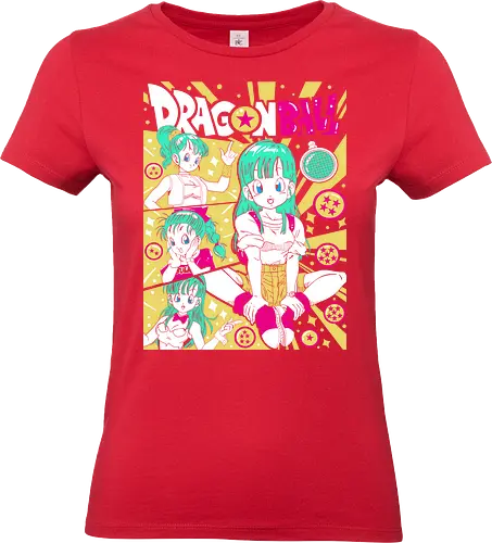 Bulma - bulma briefs, anime inventor, capsule corp, classic anime girl, dragon ball fan art, retro anime style, genius anime woman, sci fi anime, anime nostalgia, anime streetwear - Standard T-Shirt (Women)