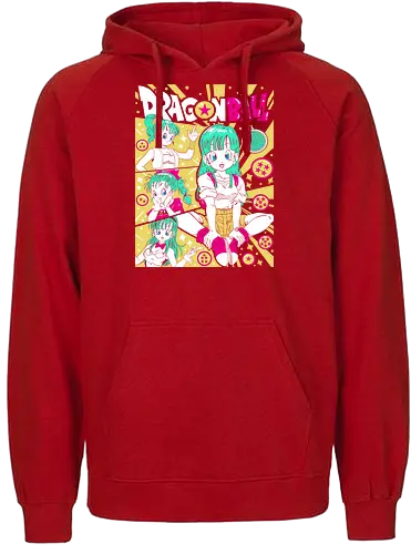 Bulma - bulma briefs, anime inventor, capsule corp, classic anime girl, dragon ball fan art, retro anime style, genius anime woman, sci fi anime, anime nostalgia, anime streetwear - Fairtrade Hoodie