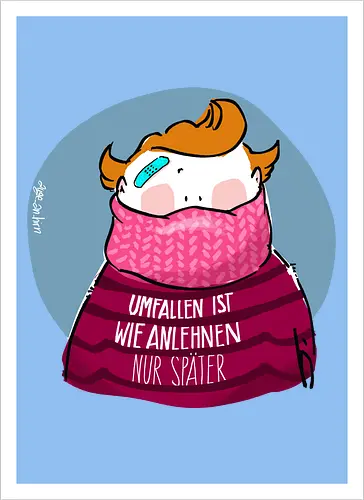 Umfallen ist wie Anlehnen...