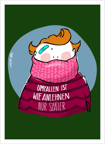 Umfallen ist wie Anlehnen...