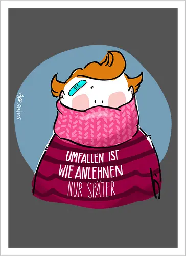 Umfallen ist wie Anlehnen...