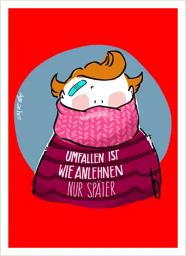 Umfallen ist wie Anlehnen...