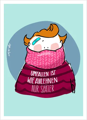 Umfallen ist wie Anlehnen...