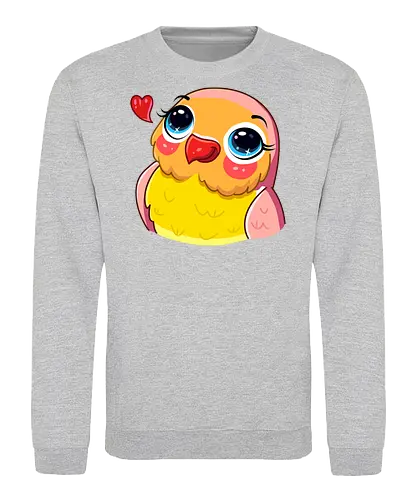 Paradiesvogel - Tier, Gelb, Rosa, Vogel, Niedlich, Mehrfarbig, Engel, Strahlend, Australien, Federn, Paradiesvogel, Paradies, Indonesien, Papua-Neuguinea - Sweatshirt
