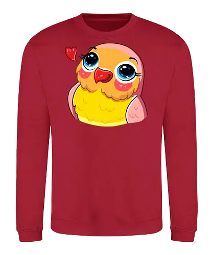 Paradiesvogel - Tier, Gelb, Rosa, Vogel, Niedlich, Mehrfarbig, Engel, Strahlend, Australien, Federn, Paradiesvogel, Paradies, Indonesien, Papua-Neuguinea - Sweatshirt