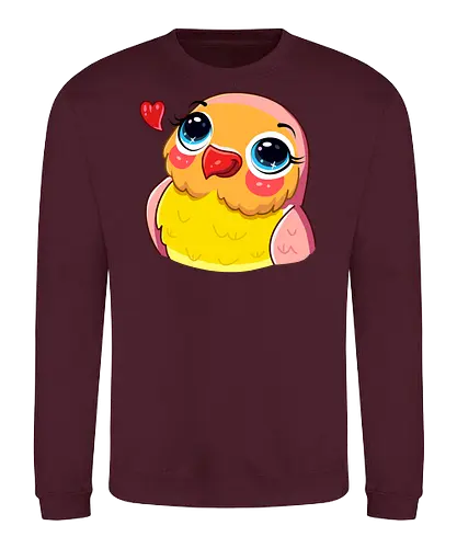 Paradiesvogel - Tier, Gelb, Rosa, Vogel, Niedlich, Mehrfarbig, Engel, Strahlend, Australien, Federn, Paradiesvogel, Paradies, Indonesien, Papua-Neuguinea - Sweatshirt