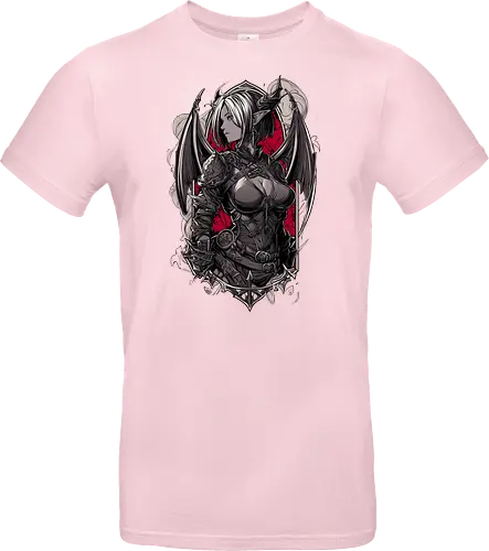 tiefling girl - dungeons, dragons, tiefling girl, warlock class, vecna, rogue class, fantasy rpg, pathfinder rpg, geek gift, larp, fantasy art, nerd girl, dungeon master, d20 dice, critical hit, critical role - Standard T-Shirt