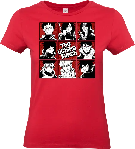 the uchiha bunch  - cool, uchiha, anime, manga, Shinobi, madara, itachi, sasuke, ninjas, konoha - Standard T-Shirt (Women)