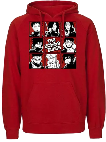 the uchiha bunch  - cool, uchiha, anime, manga, Shinobi, madara, itachi, sasuke, ninjas, konoha - Fairtrade Hoodie