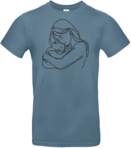 CatandWoman BlackLines - Simlow, Twitch, Streamer, Katze, Chaos, Liebe, Herz - Standard T-Shirt