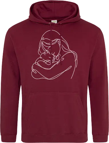 WomanAndCat White Linies