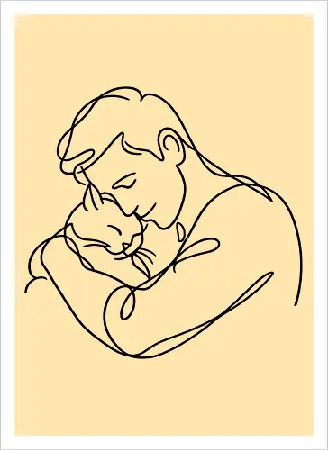 CatandMan BlackLines