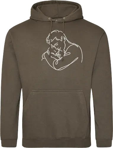 CatandMan WhiteLines