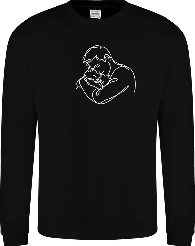 CatandMan WhiteLines